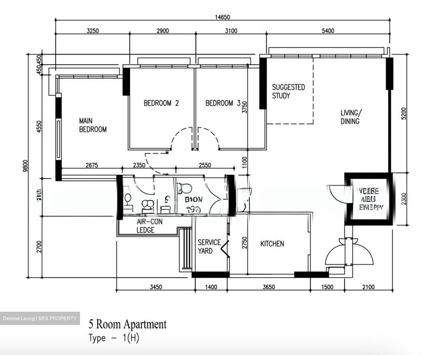 Blk 473A Hougang Parkedge (Hougang), HDB 5 Rooms #581271581